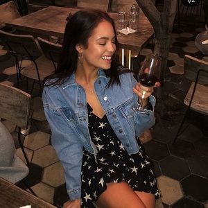 Topshop Cropped Denim Jacket!